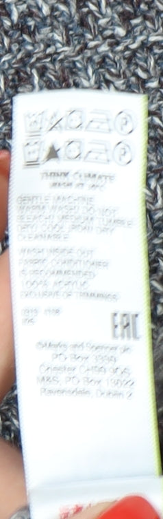 Marks and Spencer Mens Grey L Cardigan - Stylish Knit