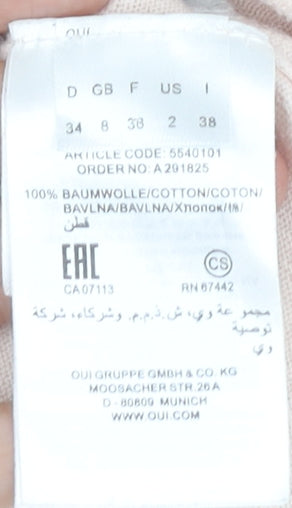 Oui Women's Ivory Pullover Jumper Size 6