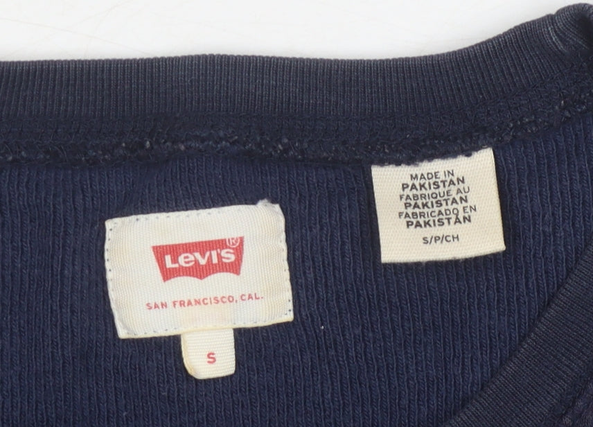 Levi's Men's Blue Pullover Sweatshirt - Size S