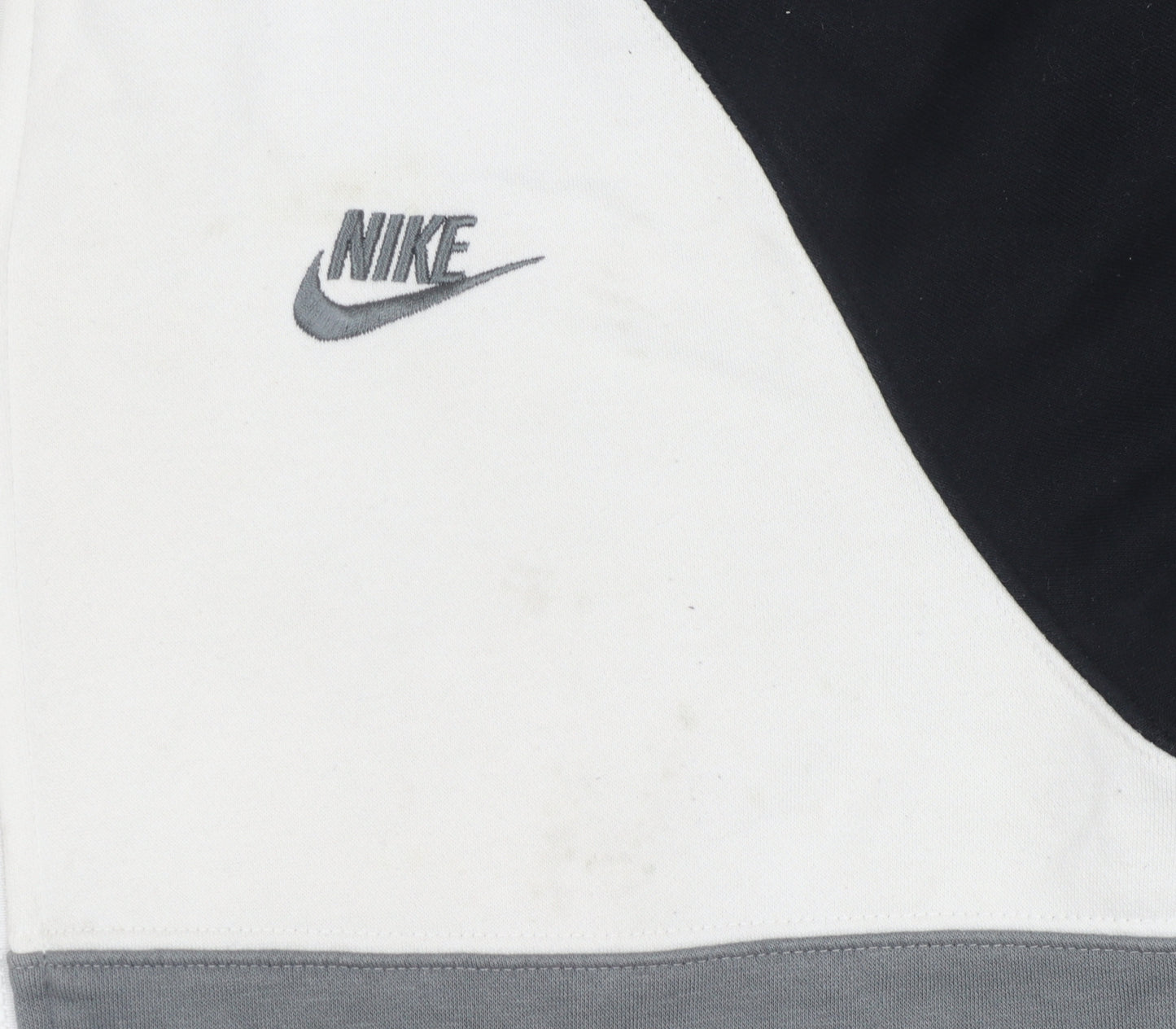 Nike Men's Full Zip Hoodie - Black/Grey/White, Size S