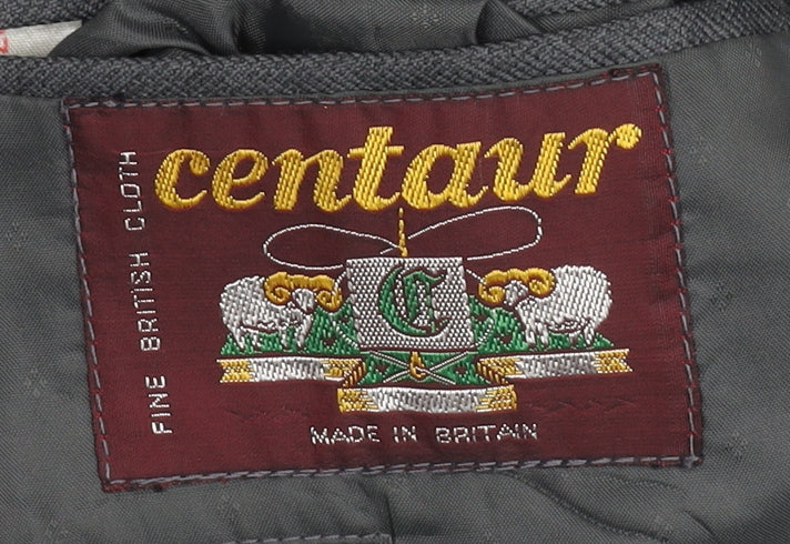 Centaur Men's Grey Regular Fit Blazer Size 38