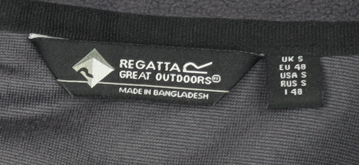 Regatta Men's Black High Neck Pullover Sweatshirt S