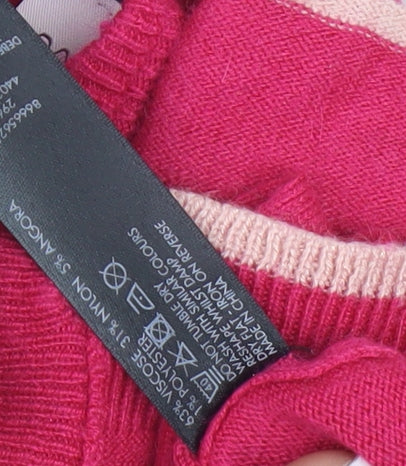 Baker by Ted Baker Pink Unisex Baby Cardigan 0-3 Months