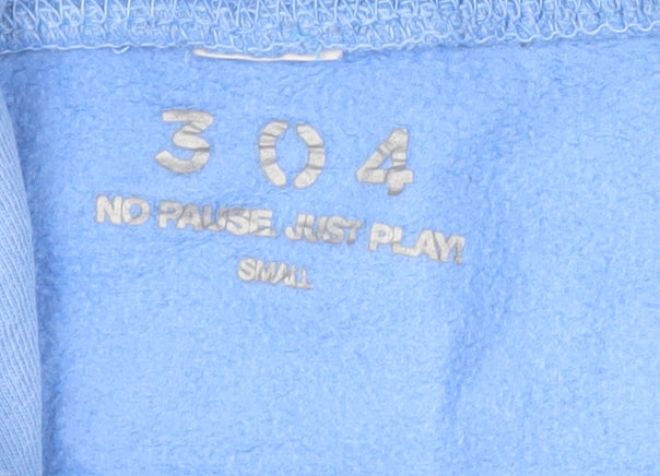 304 Men's Blue Pullover Hoodie - Size S