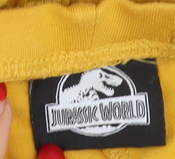 Jurassic World Boys Yellow Elastic Waist Trousers 5-6 Years