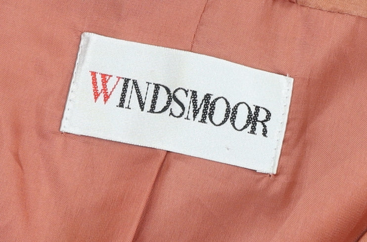 Windsmoor Women's Orange Blazer Size 20 Three-Button