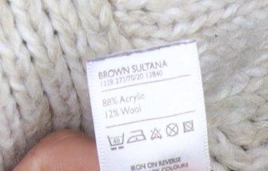 Berketex Women's Grey Striped Pullover Jumper 14