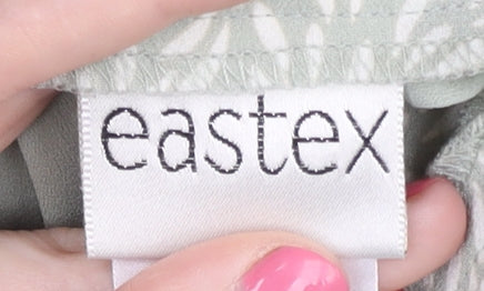 Eastex Women's Green A-Line Midi Skirt, Size 14