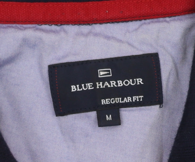 Marks and Spencer Men's Multicoloured Striped Polo M