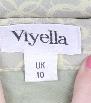 Viyella Women's Multicoloured A-Line Skirt UK 10