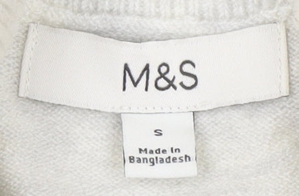 Marks and Spencer Women’s Striped Roll Neck Jumper S