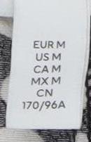 H&M Women's Black Midi Wrap Dress Size 12