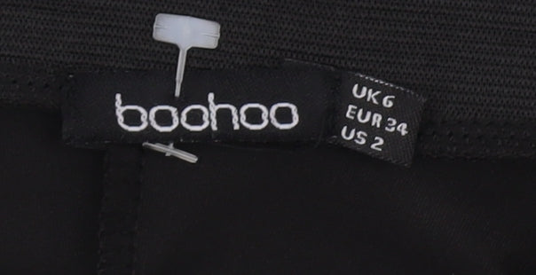 Boohoo Black Skirt Women's Size 6 Polyester