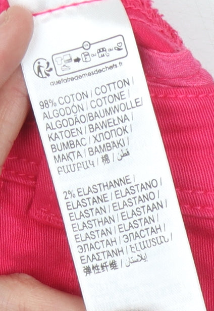 Kiabi Girls Pink Skinny Jeans 7 Years