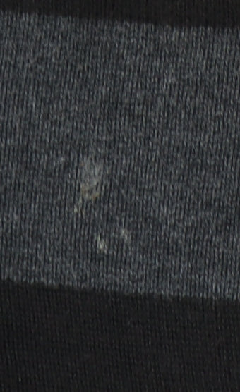 Thomas Nash Mens L Black Striped Pullover Jumper