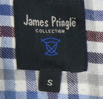 James Pringle Men's Blue Check Shirt S