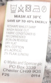 Marks and Spencer Grey Crew Neck Women's Pullover Jumper