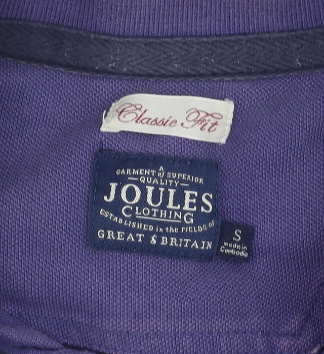 Joules Men's Purple Classic Fit Polo Shirt - S