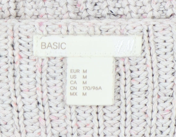 H&M Women’s Ivory Knit Jumper, Size M, Casual Wear