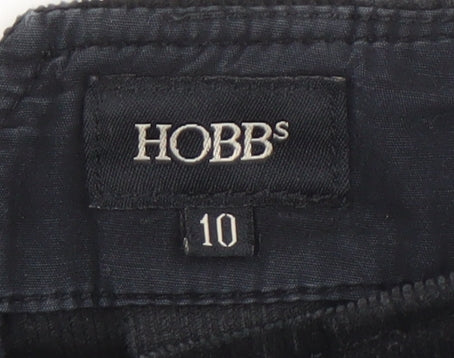 Hobbs Women's Black Corduroy Pleated Skirt Size 10