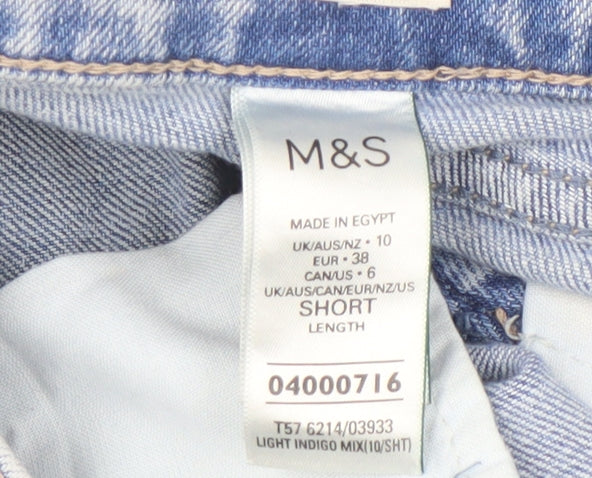 Marks and Spencer Women's Blue Boyfriend Jeans Size 10
