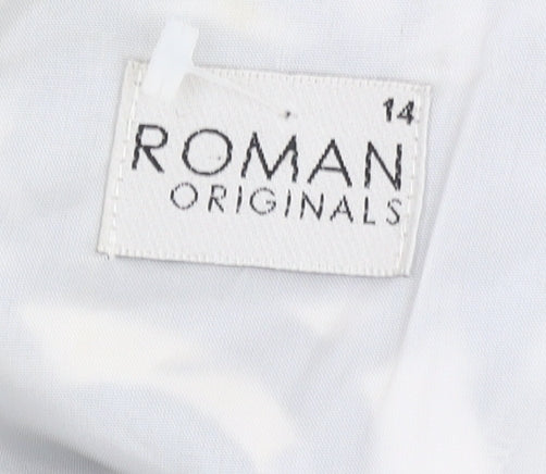 Roman Originals Women’s Multicoloured Sheath Dress Size 14