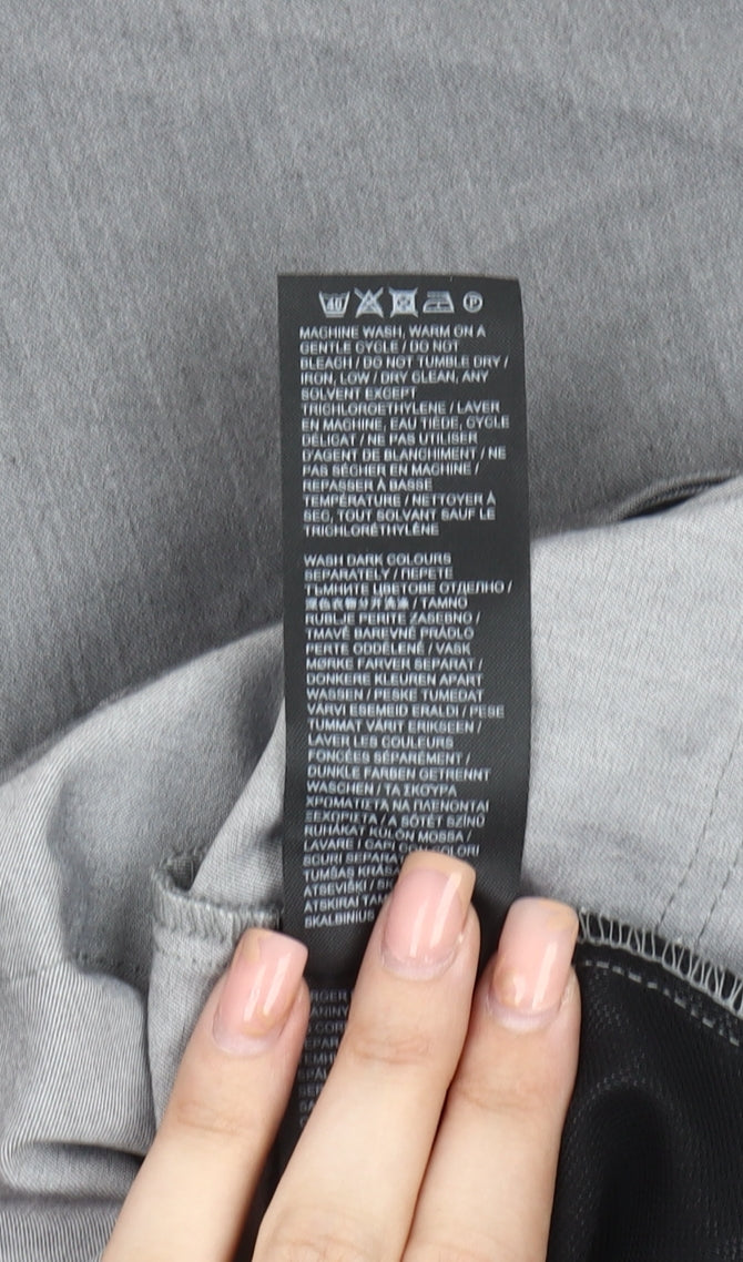 Women's Grey Straight Leg Trousers, Size 18