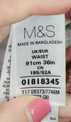 Marks and Spencer Men's Red Chino Shorts, Size 36