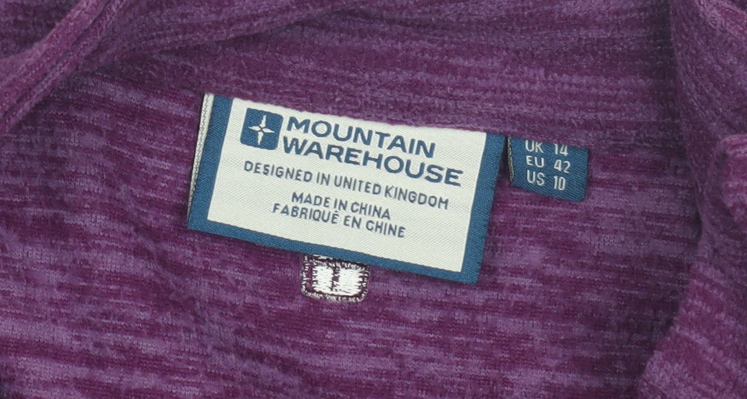 Mountain Warehouse Women's Purple Sweatshirt Size 14
