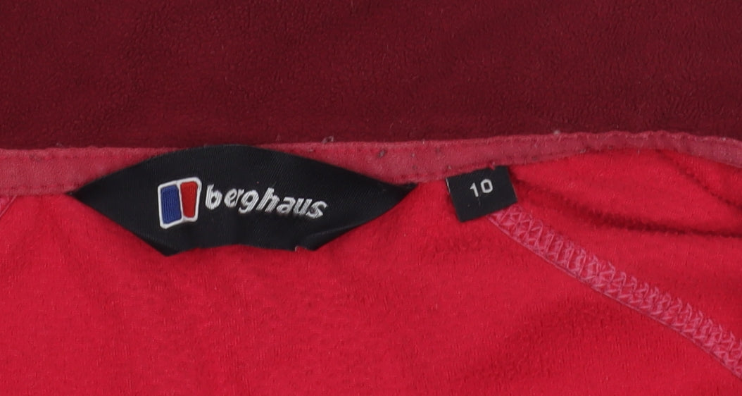 Berghaus Women's Red Fleece Pullover Size 10