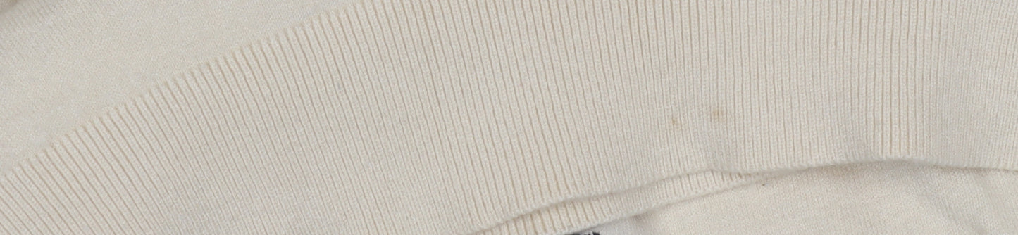 Next Women's Beige Polka Dot Pullover Jumper Size 8