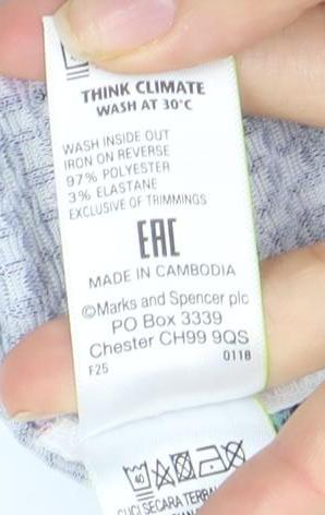 Marks and Spencer Women's Striped Multicoloured T-Shirt