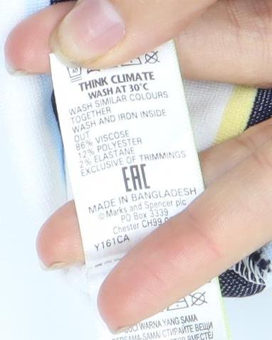 Marks and Spencer Women’s Multicoloured 3/4 Sleeve Top