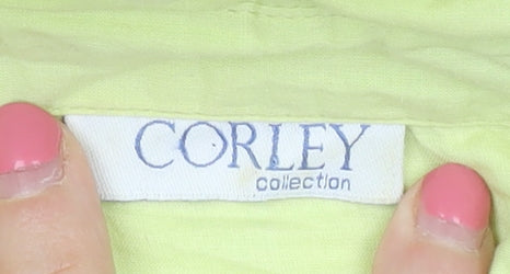 Corley Women's Green Button-Up Shirt Size 20