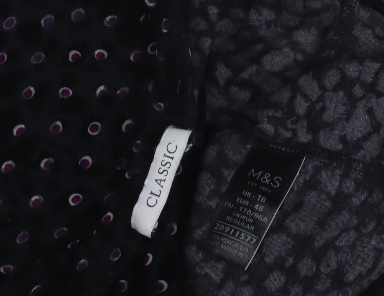 Marks and Spencer Black Women's Skirt Size 18