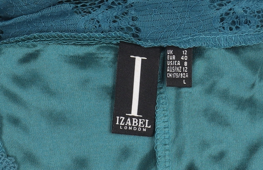 Izabel London Women's Blue Lace Dress Size 12