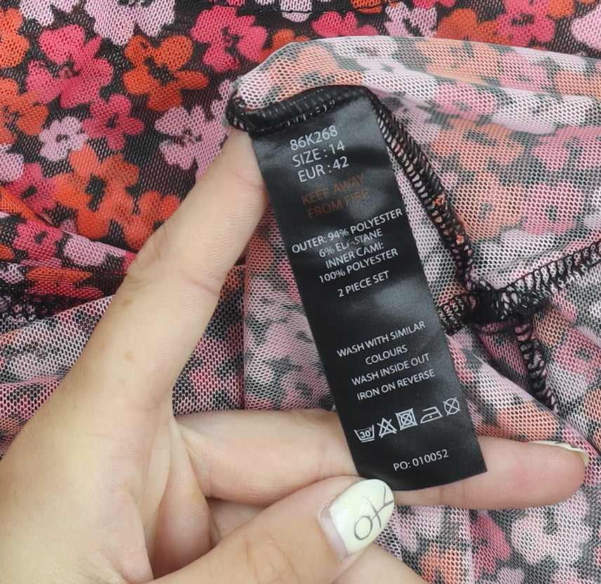 Kaleidoscope Women's Floral Tunic Blouse, Multicoloured, 14