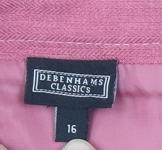 Debenhams Classics Women’s Pink Midi Pencil Skirt Size 16