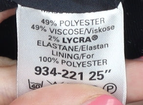 Next Women's Black Striped Pencil Skirt Size 18