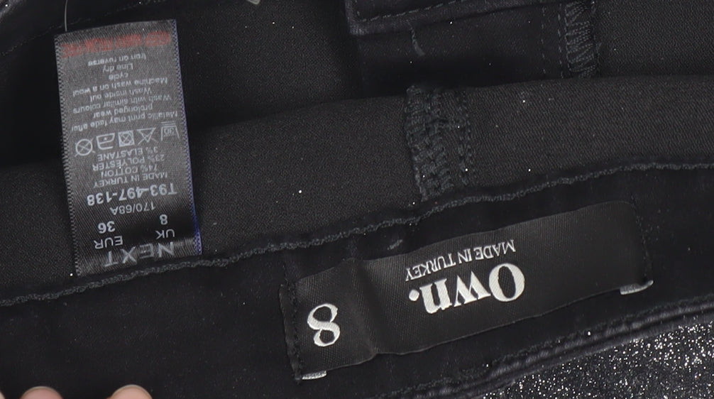 Own Women's Black Short Skirt Size 8 Party Wear