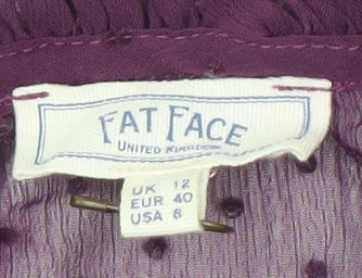 Fat Face Women's Purple Camisole Blouse Size 12