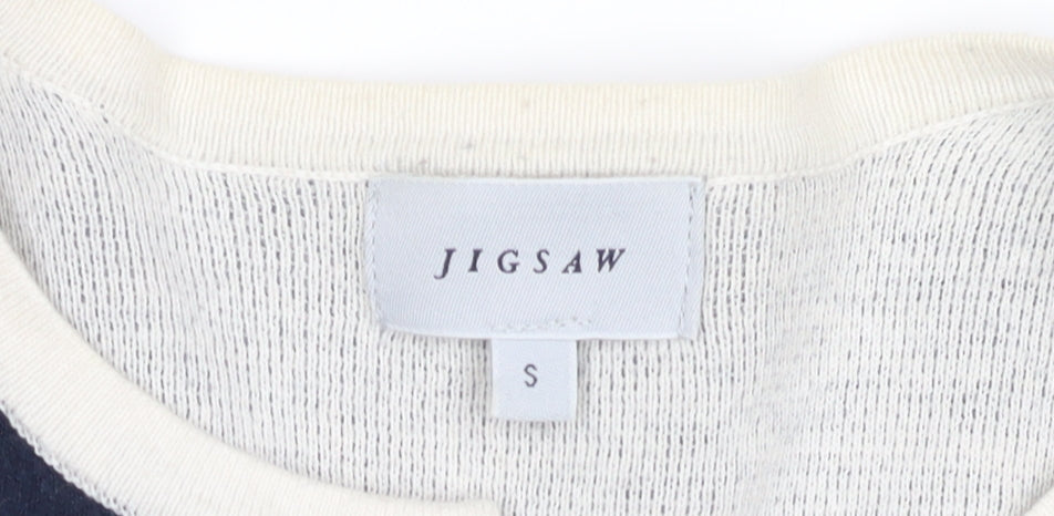 Jigsaw Women's Blue Cardigan - S, Wool, Casual, Autumn/Winter