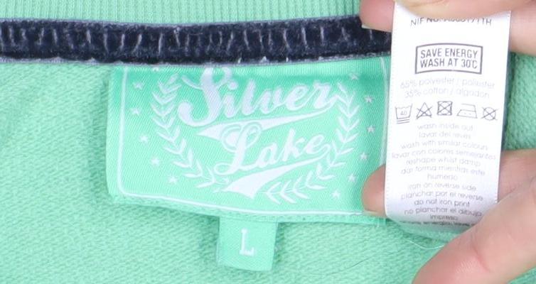 Silver Lake Women's Green Pullover Sweatshirt L