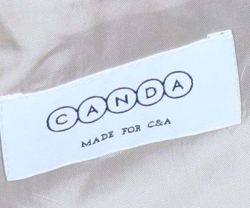 Canda Men's Beige Blazer Size 52 Single-Breasted