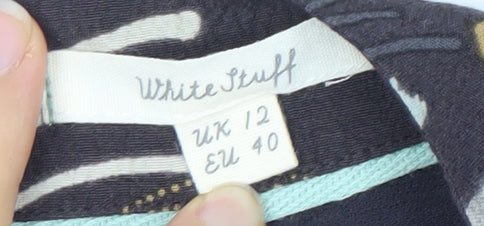 White Stuff Women's Multicoloured Top, Size 12