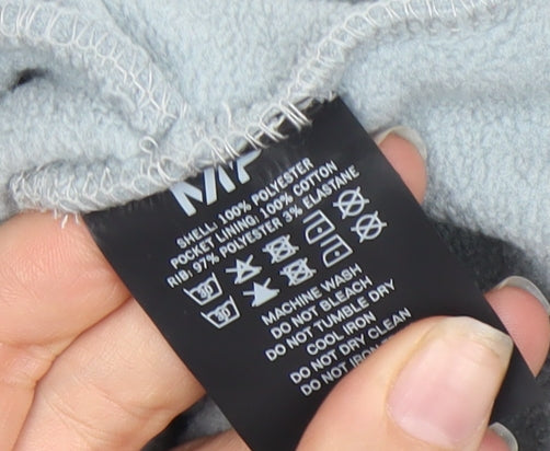 MP Men's Grey Hoodie - Small, Pullover, Fleece, Logo