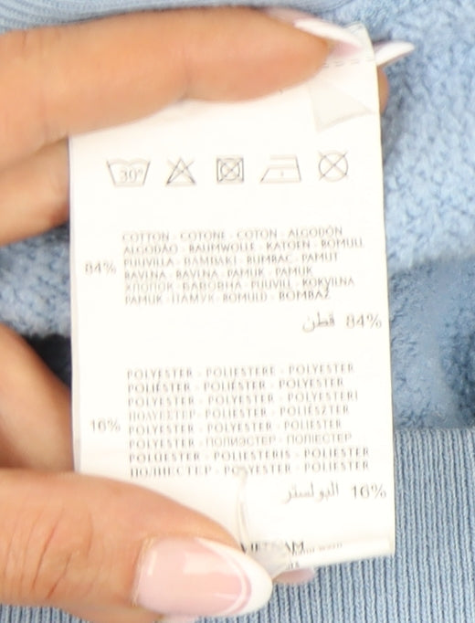 Champion Unisex Blue Pullover Sweatshirt, Size S