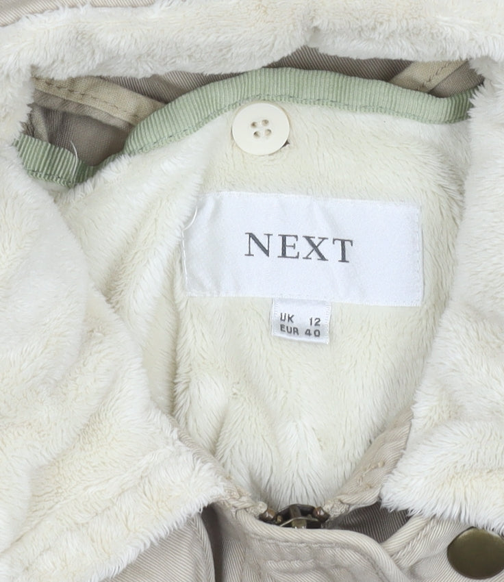 Next Women's Beige Trench Coat, Size 12