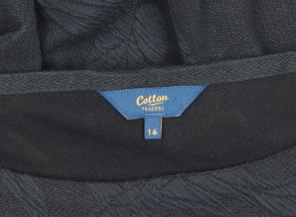 Cotton Traders Women's Blue Dress Size 16