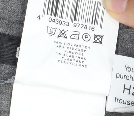 Gardeur Women's Grey Regular Fit Business Trousers Size 14